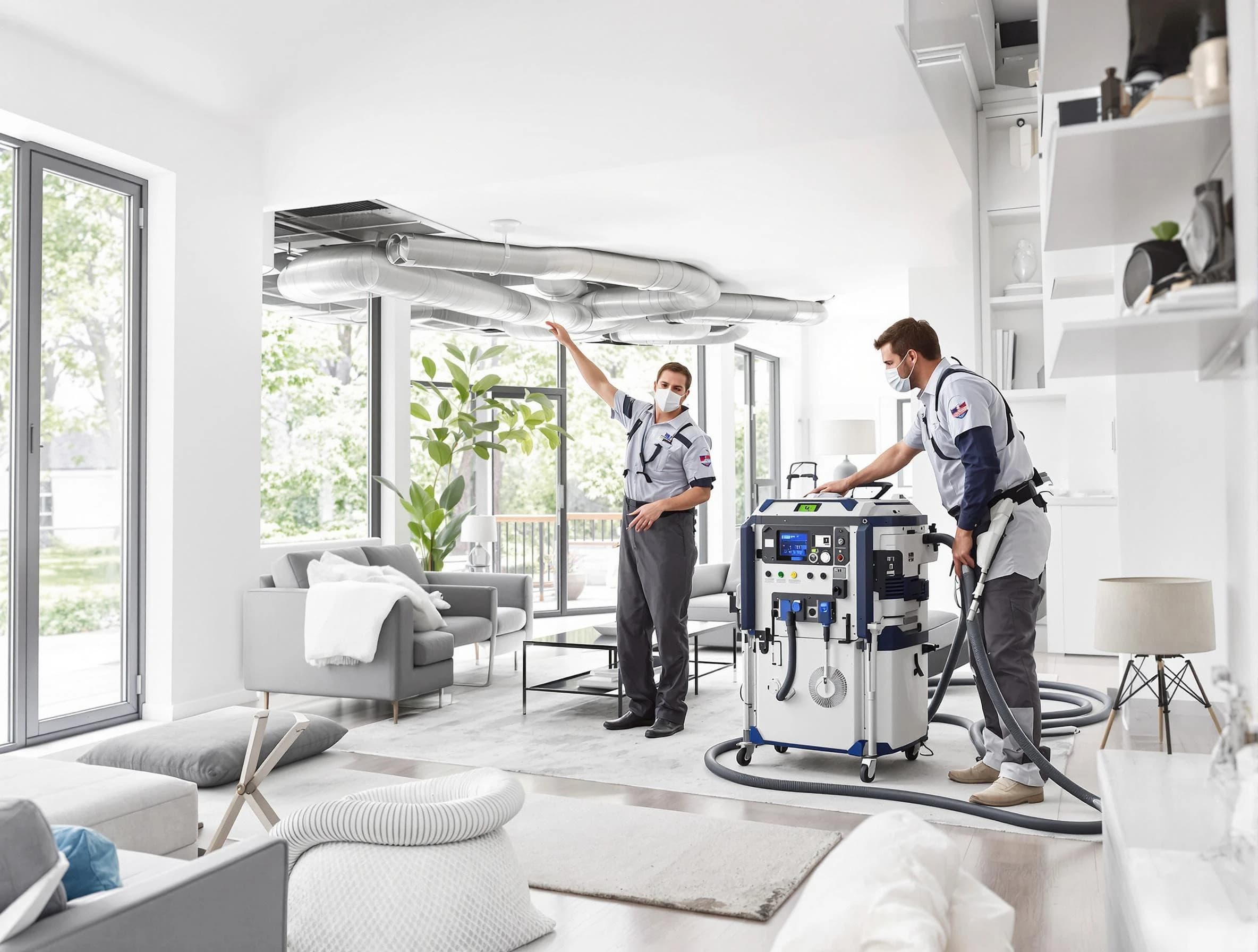 Aliquippa Air Duct Cleaning professional conducting pure air duct cleaning with state-of-the-art equipment in Aliquippa