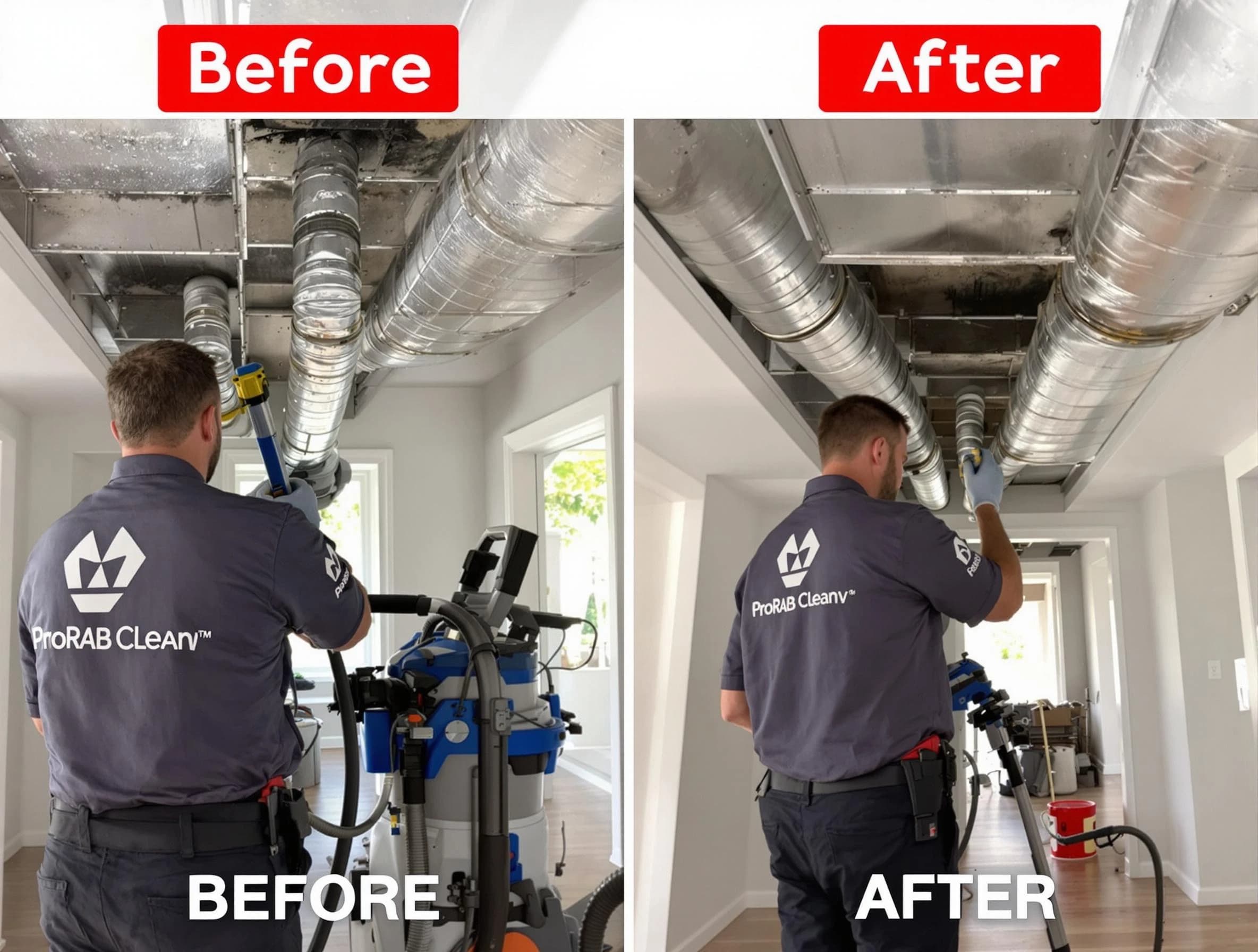 Aliquippa Air Duct Cleaning expert performing thorough residential duct cleaning in a Aliquippa home