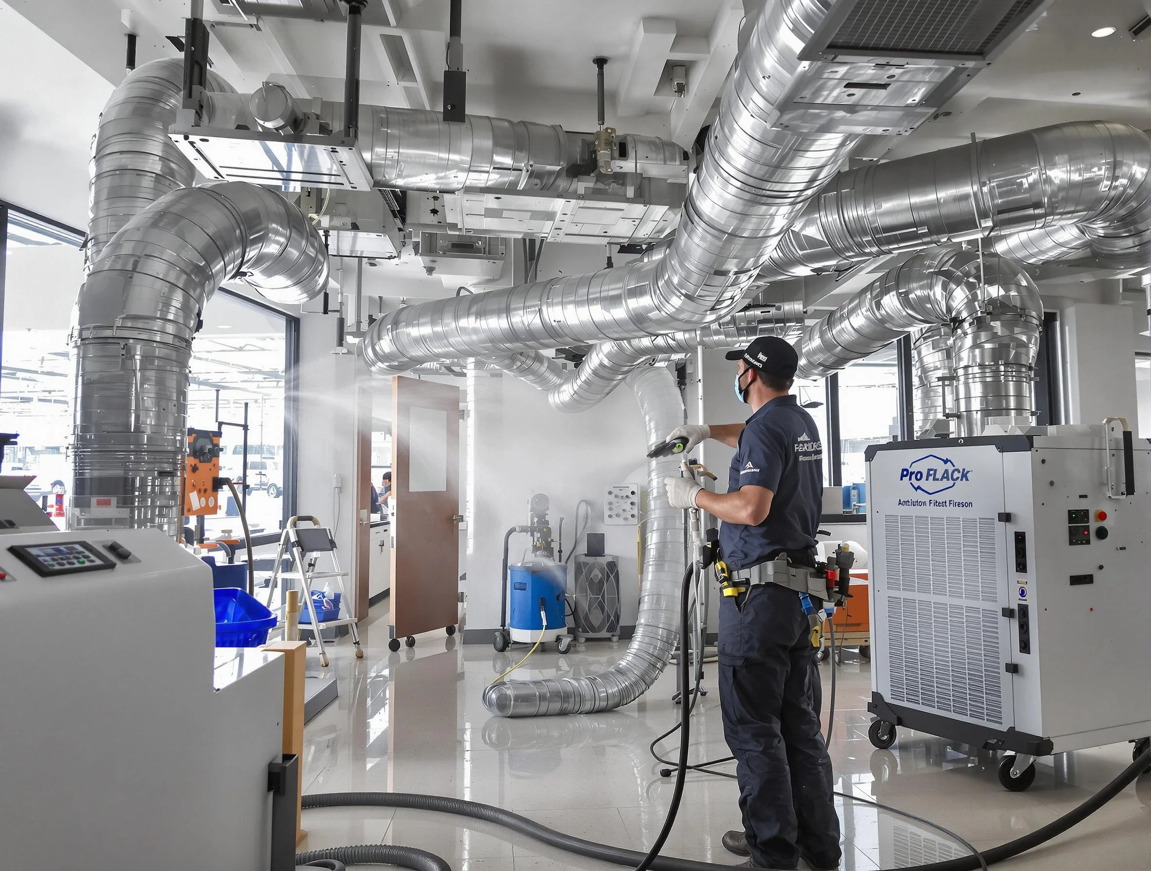 Negative Pressure Air Duct Cleaning in Aliquippa